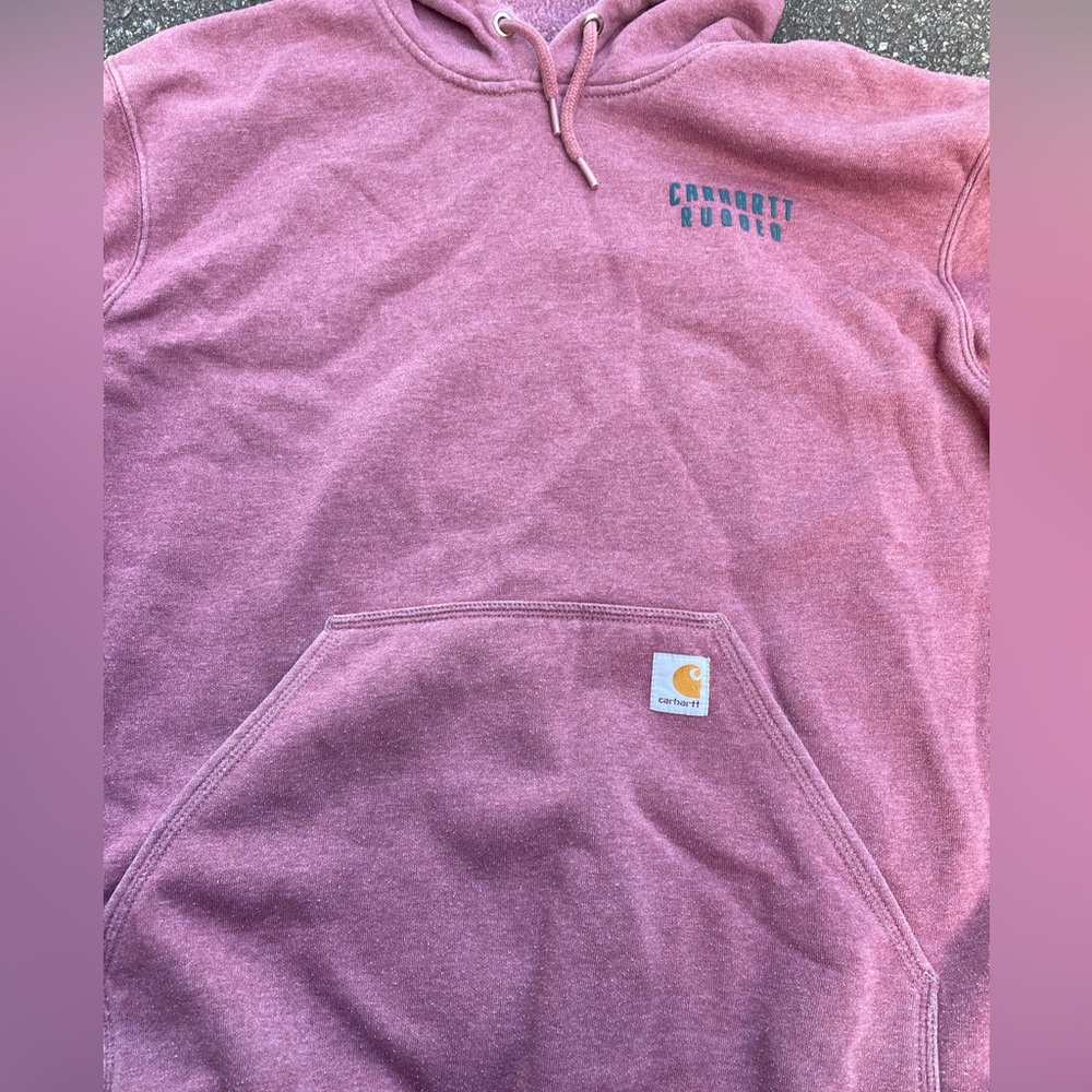 Carhartt Men's Rose Rugged Hoodie size Large - Picture 3 of 6